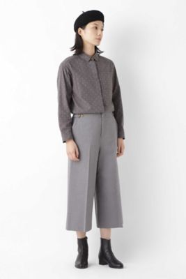 ≪Ｊａｐａｎ　ｃｏｕｔｕｒｅ≫　ドットジャガードツイルブラウス（０７７９２１０９０３）