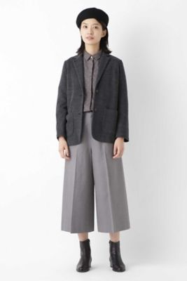 ≪Ｊａｐａｎ　ｃｏｕｔｕｒｅ≫　ドットジャガードツイルブラウス（０７７９２１０９０３）