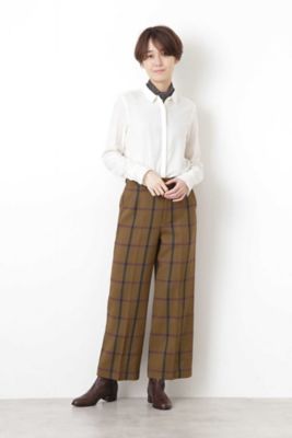 ◆ダブルフェイスウィンドペンパンツ　≪Ｒｕｅ　ｄｉｅｕ　ａ　ｌａ　ＨＵＭＡＮ　ＷＯＭＡＮ≫（０７７９２３０１００）