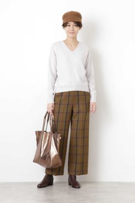 ◆ダブルフェイスウィンドペンパンツ　≪Ｒｕｅ　ｄｉｅｕ　ａ　ｌａ　ＨＵＭＡＮ　ＷＯＭＡＮ≫（０７７９２３０１００）