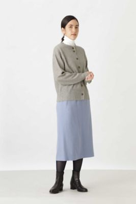 ウールカシミヤボトルネックカーディガン（０７７９２７０１０３）