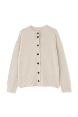 ウールカシミヤボトルネックカーディガン（０７７９２７０１０３）