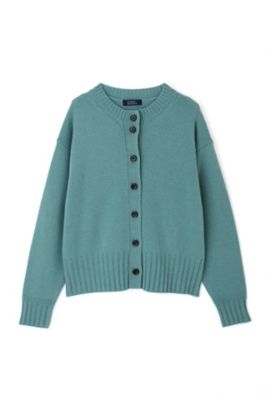ウールカシミヤボトルネックカーディガン（０７７９２７０１０３）