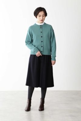 ウールカシミヤボトルネックカーディガン（０７７９２７０１０３）