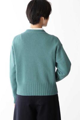ウールカシミヤボトルネックカーディガン（０７７９２７０１０３）