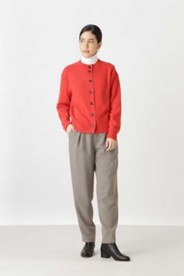 ウールカシミヤボトルネックカーディガン（０７７９２７０１０３）