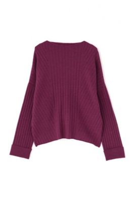 ウールストレッチリブニット（０７７９２７０２０３）