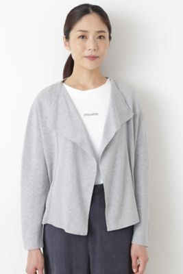 ＜human woman (Women)＞裏毛風ニットカーディガン（０７７９２７０８０９）