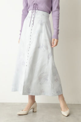 ＜JILL STUART (Women)＞◆ベラマーブルスカート（０９２１１２００１３）