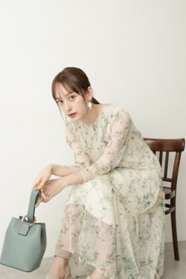 ◇チュールレースフラワーワンピース（０９２１１４００１６） | JILL STUART (Women)/ジル スチュアート |  三越伊勢丹オンラインストア・通販【公式】