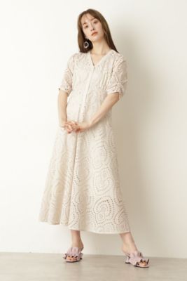 ◇アンコットンエンブロイダリーワンピース（０９２１１４００２０） | ファッション・服 | 三越伊勢丹オンラインストア・通販【公式】