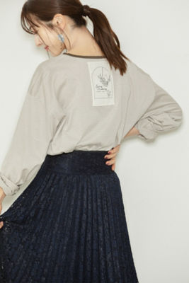 ＜JILL STUART (Women)＞《ＪＩＬＬＳＴＵＡＲＴ×ｍｏｅｋｏ》Ｔシャツ（０９２１１６０００５）