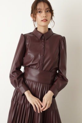 ＜JILL STUART (Women)＞◆ユニスシャツ（０９２１２１００１４）