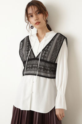 ◇マーシャブラウス（0921210017） | JILL STUART (Women 