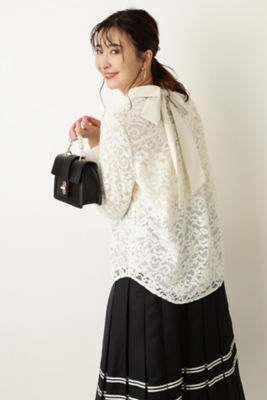 ＜JILL STUART (Women)＞◆ネハレースブラウス（０９２１２１００２４）