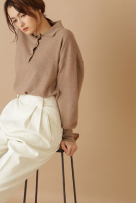 ＜JILL STUART (Women)＞《Ｅｘｃｌｕｓｉｖｅ　Ｌｉｎｅ》ダッドポロニット（０９２１２７００２９）