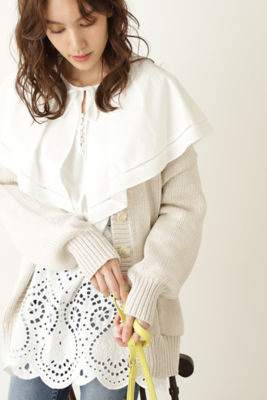 ＜JILL STUART (Women)＞◆ドリーカーディガン（０９２２１７０００５）