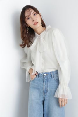 セリシアシアーブラウス（0923110005） | JILL STUART