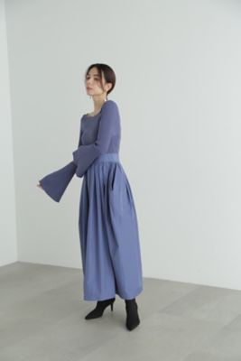 タフタドッキングニットドレス（0923140007） | JILL STUART 
