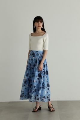 高い素材 【美品】JILLSTUART シャドーフラワースカート サイズ2 