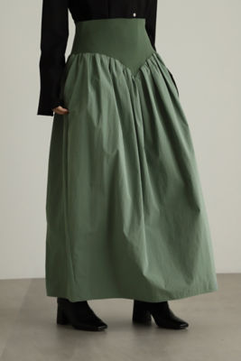ハイウエストタフタスカート（０９２３２２００２２） | ファッション