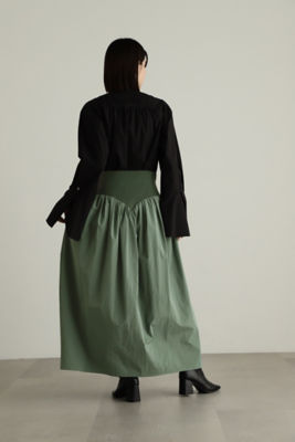 ハイウエストタフタスカート（０９２３２２００２２） | ファッション