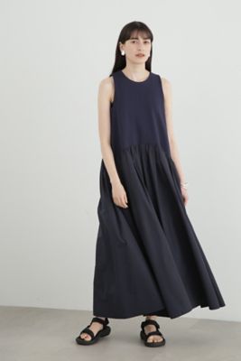 ＜三越伊勢丹/公式＞【SALE】JILL STUART (Women)/ジル スチュアート タフタドッキングワンピース ネービー ワンピース・ドレス【三越伊勢丹/公式】