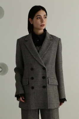 ＜JILL STUART (Women)＞クラシックチェックジャケット（０９２３２５０００６）