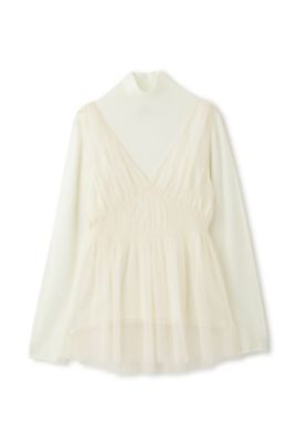 GRACE CONTINENTAL｜レイヤードチュールトップ | Rakuten  Fashion(楽天ファッション／旧楽天ブランドアベニュー)KX3639