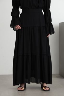 カラークレープ楊柳スカート（0924120017） | JILL STUART  