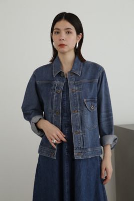 ＜三越伊勢丹/公式＞ JILL STUART (Women)/ジル スチュアート ［Lee × JILL STUARTコラボ］COWBOY ジャケット ブルー コート・ジャケット【三越伊勢丹/公式】