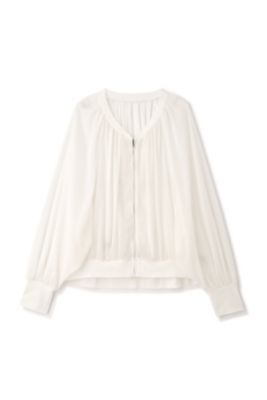 トリコットシフォンブルゾン（0924150011） | JILL STUART 