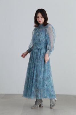 ◇フラワープリントチュールワンピース（０９２４２４００２０） | JILL STUART (Women)/ジル スチュアート |  三越伊勢丹オンラインストア・通販【公式】