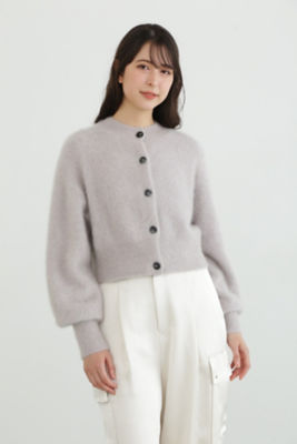 ＜JILL STUART (Women)＞◆フォックスカシミヤニットカーディガン（０９２４２７０００３）