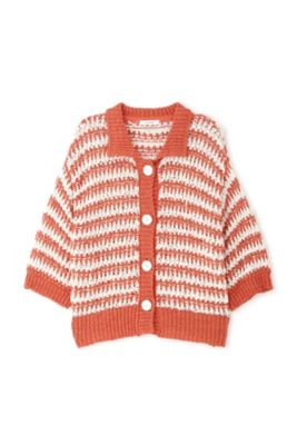 JILLSTUART テープヤーンボーダーカーディガン