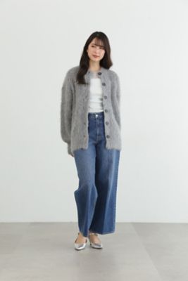 ◇アルパカシャギーカーディガン（0924270023