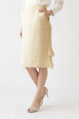 ＜JILL STUART (Women)＞◆《Ｅｎｄｙ　ＲＯＢＥ》ノラツィードタイトスカート（０９２９１２０００４）
