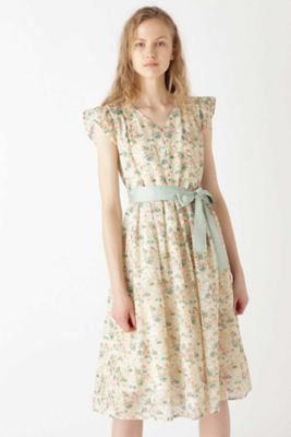 レーシーフラワーワンピース　ジルスチュアート JILLSTUART ジルスチュアート ◇ レーシーフラワーワンピース