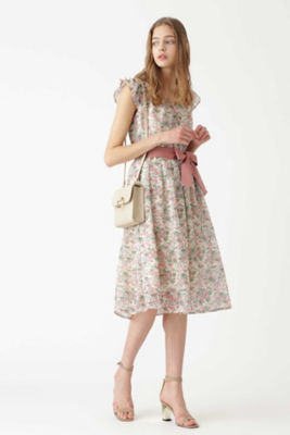 レーシーフラワーワンピース　ジルスチュアート JILLSTUART ジルスチュアート ◇ レーシーフラワーワンピース