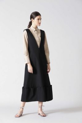 ADORE】新品未使用 ツイルダブルクロスワンピース - library 
