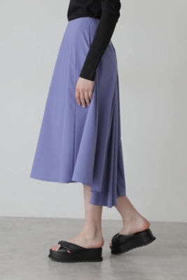 ライトストレッチバックタックアシンメトリースカート  