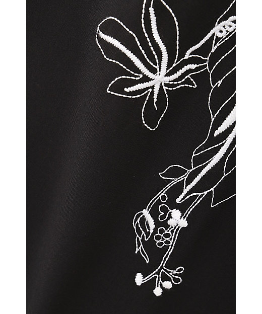 フラワーバード刺繍シャツワンピース（５３１２１４０２０５