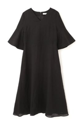 ライトリネンブロードコード刺しゅうワンピース（5312140407 