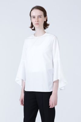 ＜ADORE (Women)＞◆ハイカウントタイプライター袖フレアーシャツ（５３１２２１００１２）