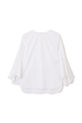 美品 アドーア ADORE ハイカウントタイプライターブラウス ボリューム袖 セール】 ハイカウントタイプライターブラウス （シャツ