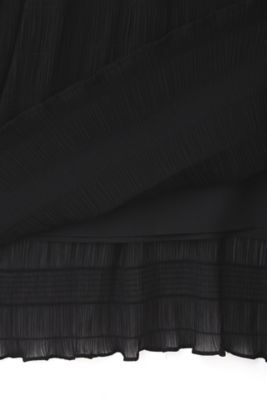 シャーリングジャガードワンピース（５３１２２４０９１２）