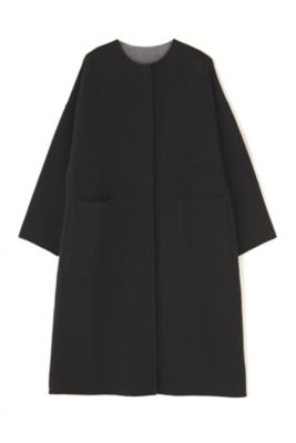 バイカラーメリノウールロングコート（5312252038） | ADORE