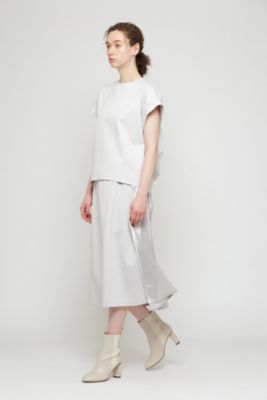 美品 ADORE ドライポンチバックスリットレイヤードトップス ブラウス 