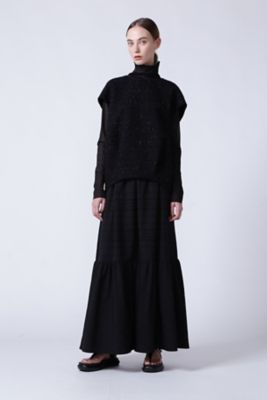 ジャガードチェックティアードスカート（5313120107  