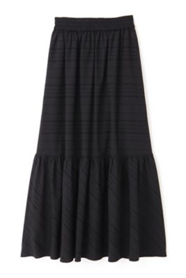 ジャガードチェックティアードスカート（5313120107  